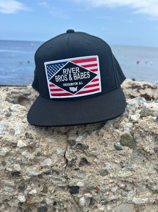 American flag patch SnapBack