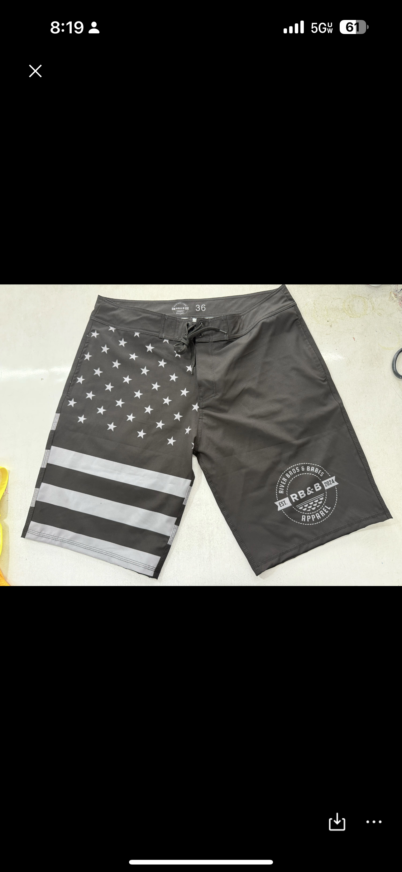 Men’s Boardshorts American flag